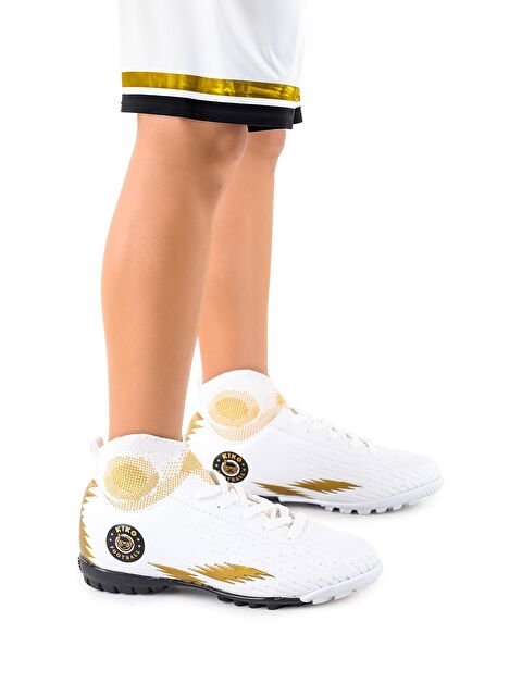 Kiko Kids Tusa FHS Boğazlı Halı Saha Erkek Çocuk Futbol Ayakkabı - S000131186-37222