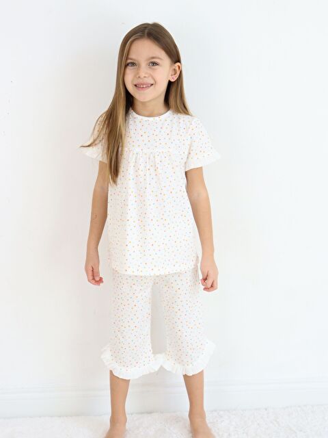 Luggi Baby Bisiklet Yaka Kısa Kollu Kız Bebek Pijama Takımı - S000348964-19965