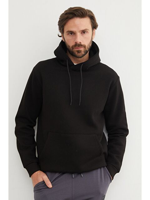 Fullamoda 3 İplik Kanguru Cepli Sweatshirt - S000434174-19351