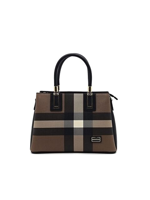 Silver Polo Kadın 1000-35831 SILVER POLO EL ÇANTASI M80 KAHVE-MAT SİYAH - S000507936-19413