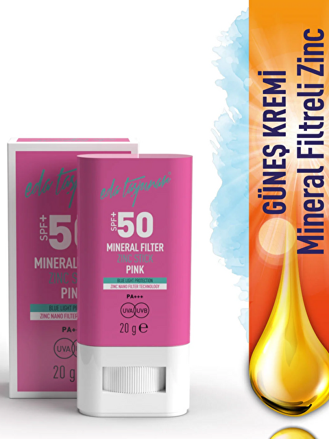 Eda Taşpınar SPF 50+ Mineral Filtreli Pembe Zinc Stick (EGY0031) - S000525196-20020