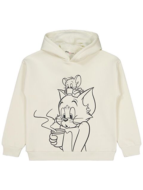 Tom And Jerry 10-13 Yaş Sweatshirt - Ekru 12-13 Yaş - S000512808-19965