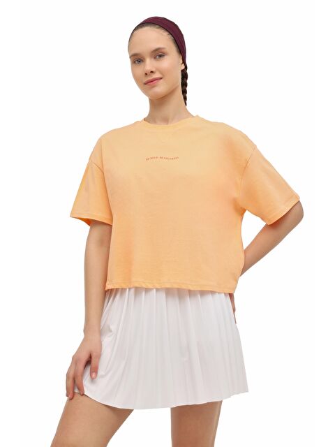 Lumberjack WL 11KRONS 6FX Turuncu Kadın Kısa Kol T-Shirt