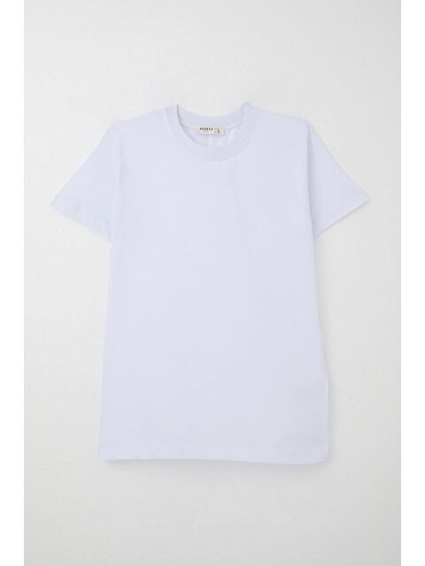 Breeze Erkek Çocuk Tişört Basic Beyaz (5-11 Yaş) - S000365495-20063