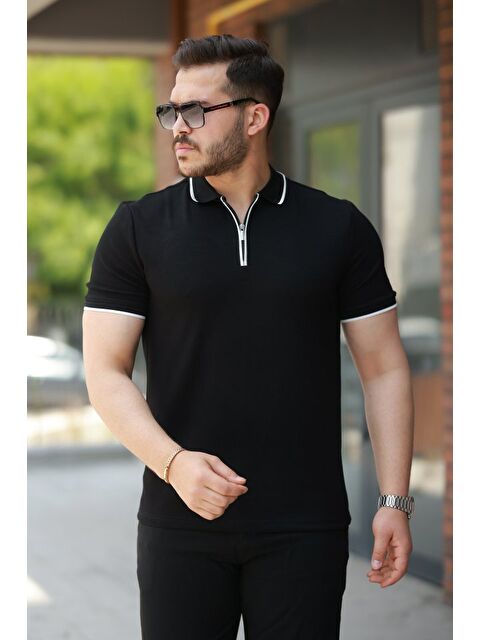 Jane's Erkek Fermuar Yakalı Polo Yaka Tişört