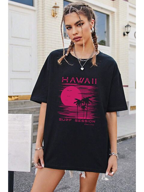 uyguntarz Unisex Surf Session Tasarım Tshirt - S000239923-19351