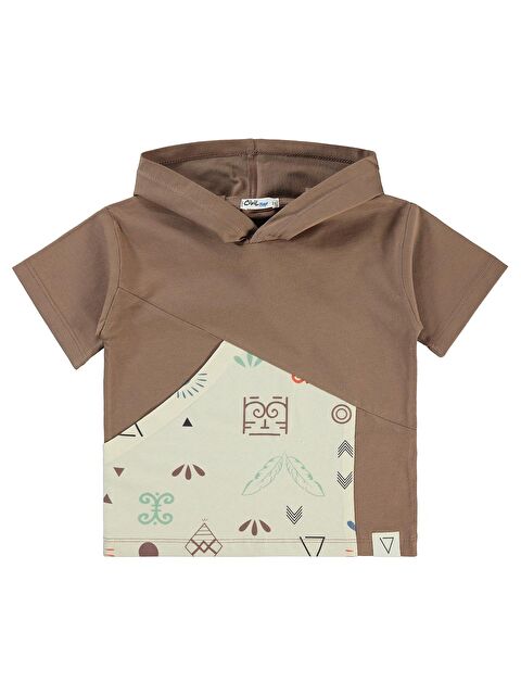 Civil Boys Erkek Çocuk Tişört 2-5 Yaş Kahve