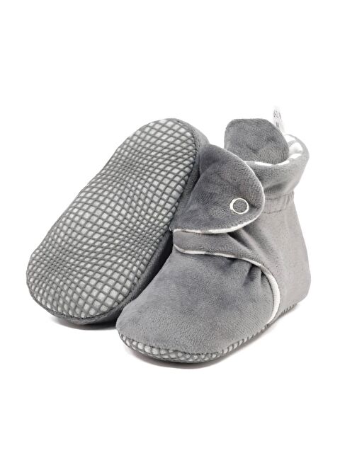 Ella Bonna Kadife Bebek Pandufu, Kaydırmaz Taban Ev Botu, Kreş Ayakkabısı, Organik Pamuk Patik - S000245148-20600