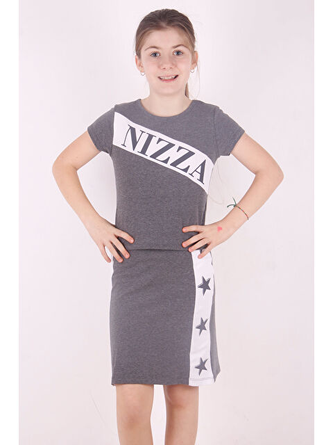 Toontoykids Kız Çocuk Yıldız Baskılı Etekli Takım - S000271016-29666