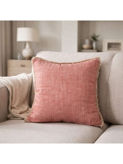Evidea Soft Dolce Kırlent - Pembe - 45x45 cm - S000511894-20024