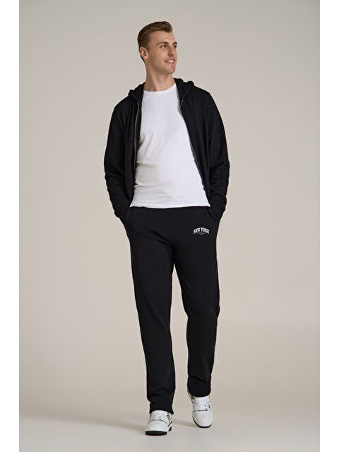 Süperlife Regular Fit New York Baskılı İnce Erkek Büyük Beden Eşofman Altı SPR25EA01 - S000350374-19351