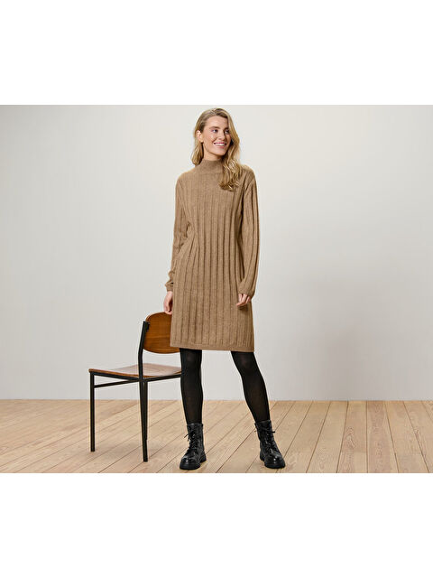 Tchibo Kadın Elbise, Örgü, Kırçıllı Devetüyü - S000486357-19413