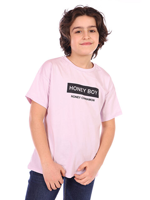 Toontoykids Erkek Çocuk Honey Boy Baskılı Tişört - S000385260-23370