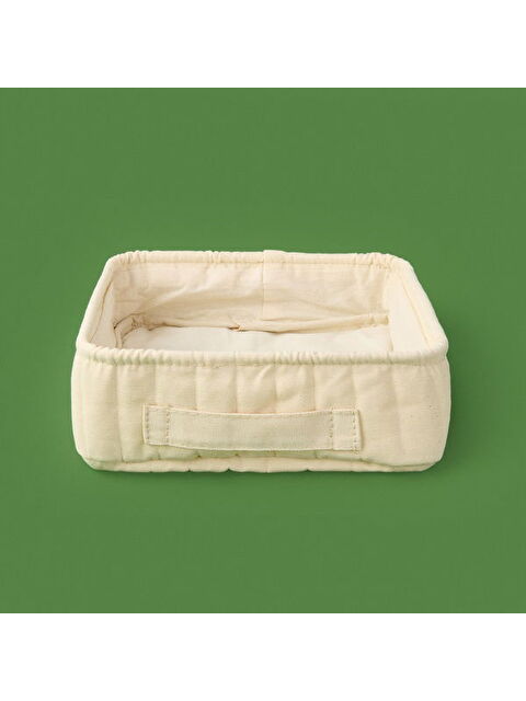 Simple Living Kare Düzenleyici Sepet - Krem - 26x26x8 cm - S000390889-19966