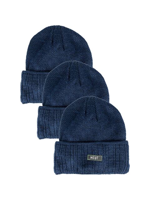 Line Smart 3'lü Erkek Lacivert Kışlık Bere - S000268972-21164