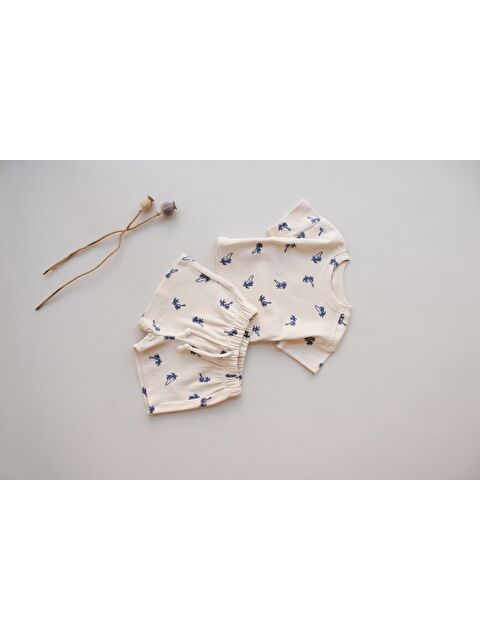 Oh La La Koala For Little Ones Palmiye Desen Kaşkorse Şortlu Takım - S000434201-19966