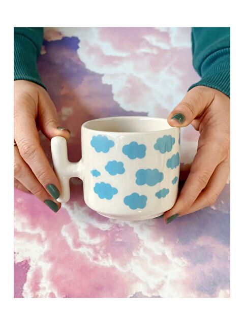 Bikutumutluluk Bulut Hediye Kupa Fincan - S000180544-23173