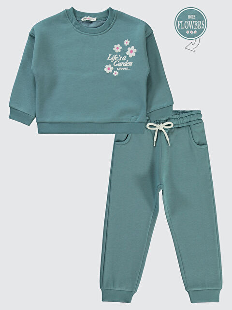 Civil Girls Kız Çocuk Eşofman Takımı 2-5 Yaş Mavi - S000310403-17234