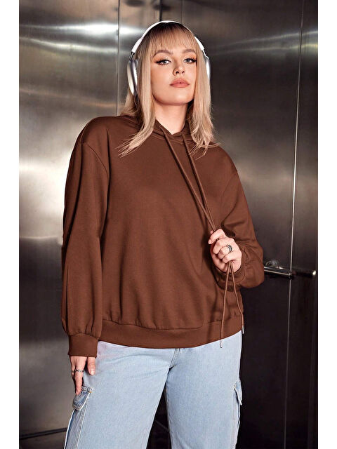 uyguntarz Sırt It's Okay Not To Be Perfect Baskılı Sweatshirt - S000265365-17365