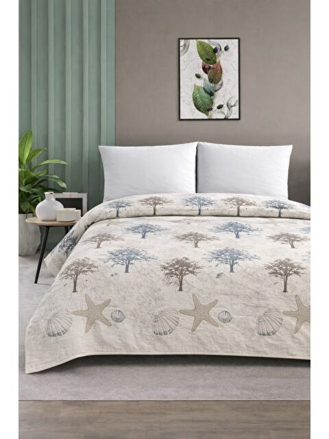 Mulberry Çift Kişilik Pike Yatak Örtüsü %100 Pamuk 220x230