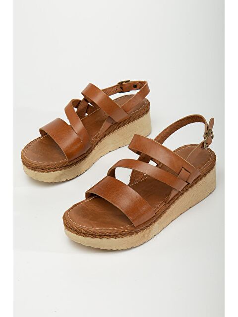 Daxtors D152 Kadın Hakiki Deri Sandalet - S000115948-14955