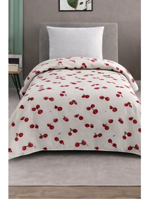 Mulberry Tek Kişilik Pike Yatak Örtüsü %100 Pamuk 170x230