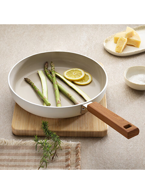 SCHAFER Ceramoni Seramik Tava 26 Cm-Krem - S000370101-19966