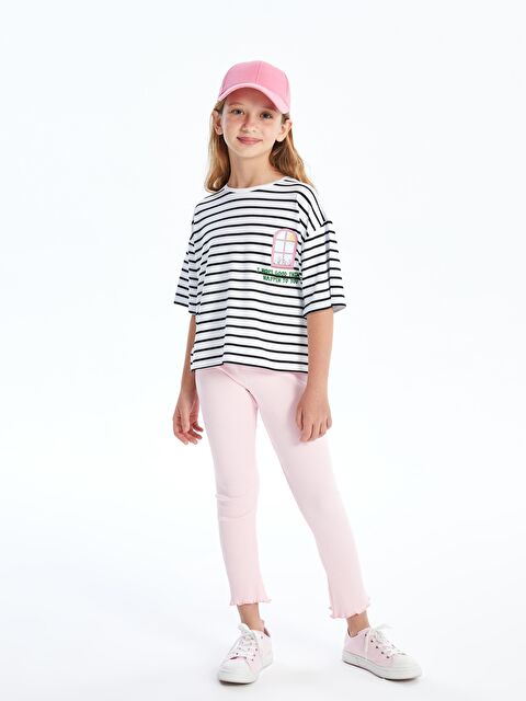 Dexia Rio - Fitilli Örme Tayt - Pembe - S000222224-20024