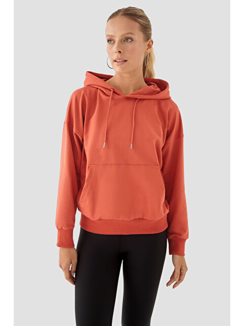 Superstacy Fiona Oversize Cepli Kiremit Hoodie - S000327250-20013