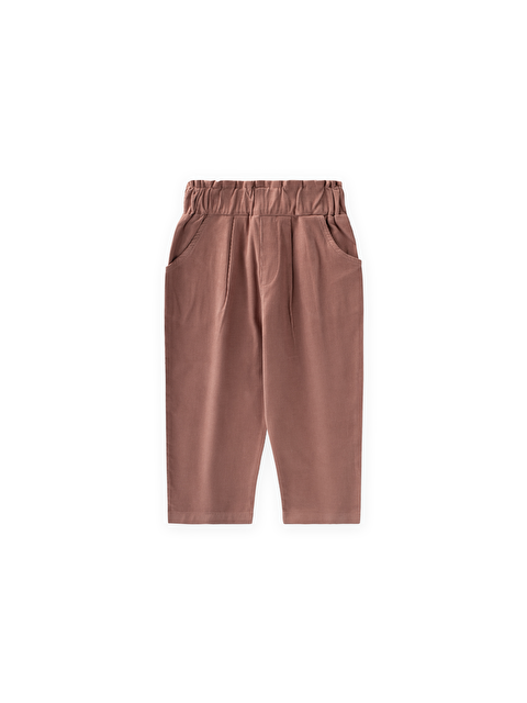 CİGİT Kadife Boyfriend Pantolon 1-8 Yaş A.Kahve - S000512813-19413