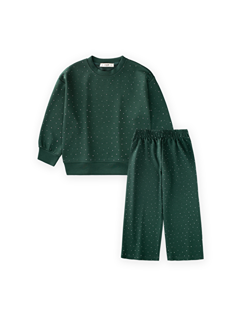 CİGİT Komple Taşlı Modal Takım 8-13 Yaş Yeşil - S000512811-18194