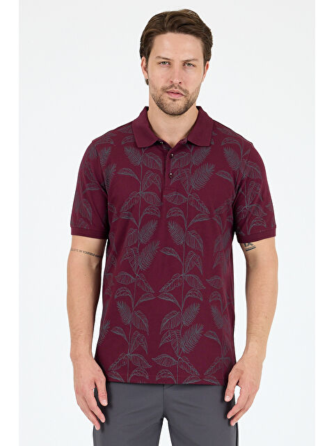 Rodi Erkek Polo Yaka Desenli Tişört – %95 Pamuk %5 Elastan – Şık, Esnek ve Rahat Kısa Kollu Tişört 0033 - S000404526-20036