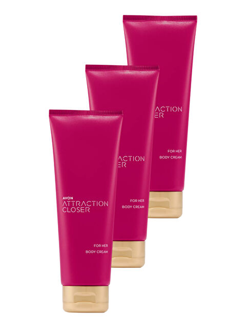 AVON Attraction Closer Vücut Losyonu 125 Ml. Üçlü Paket - S000511909-10231