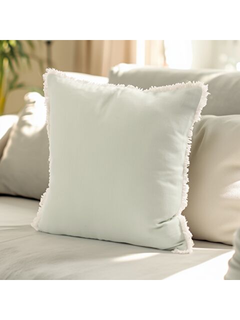 Evidea Soft Hana Kırlent - Su Yeşili - 45x45 cm - S000511915-20054