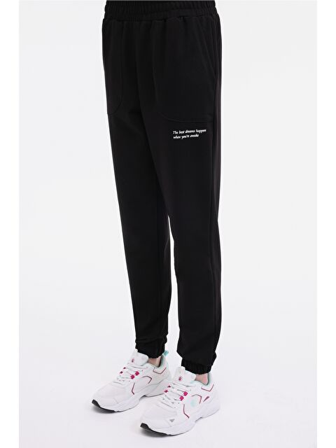 Lumberjack WB ANNA 22CT1170 5FX Siyah Kadın Eşofman Altı - S000462884-19351