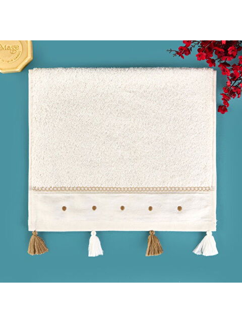 Evidea Soft Piene El Havlusu - Ekru / Bej - 30x50 cm - S000511934-37264