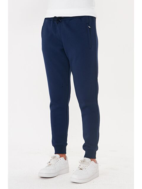 Marco Ferry Erkek Kışlık 3 İplik Eşofman Altı İndigo 5464-İ - S000522197-23093