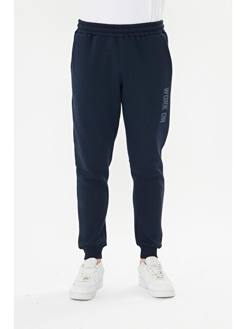 Marco Ferry Erkek 3 Iplik Kışlık Eşofman Altı Lacivert 5452-L - S000522199-21164