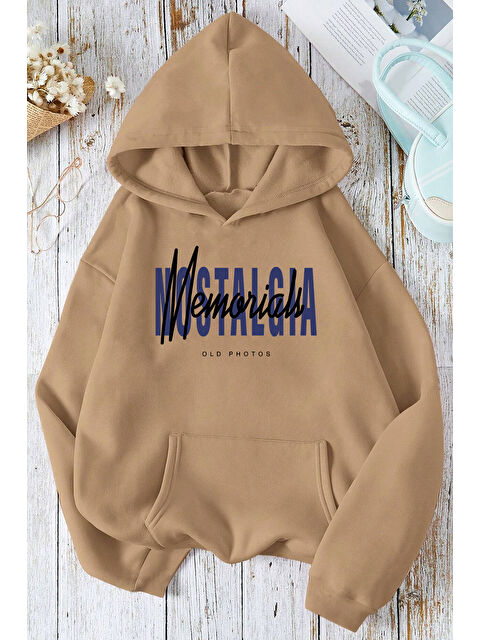 uyguntarz Nostalgia Baskılı Unisex Oversize Sweatshirt - S000265586-19928