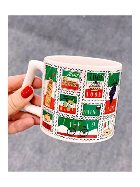 Bikutumutluluk İtalya Hediye Kupa Bardak - To Remember Series Italy - S000180526-23173