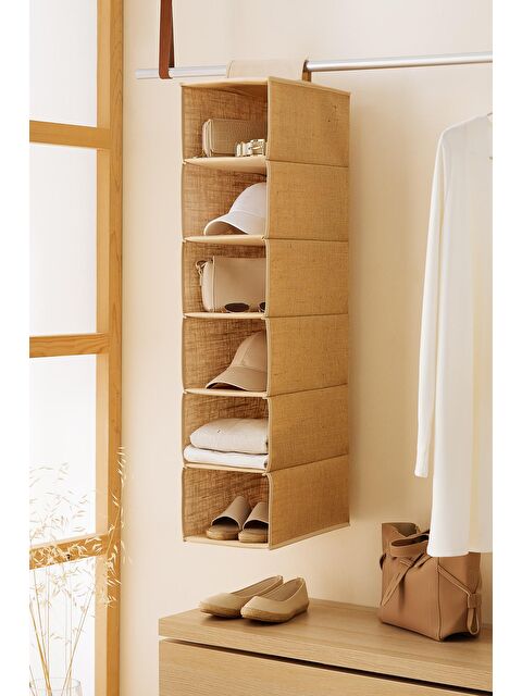 Ocean Home Textile 6 Katlı Jüt Dolap İçi Düzenleyici 21 x 30 x 95 cm - S000218493-19928