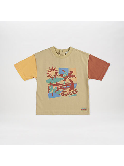 Panço Erkek Çocuk Baskılı Tişört - S000253357-19928