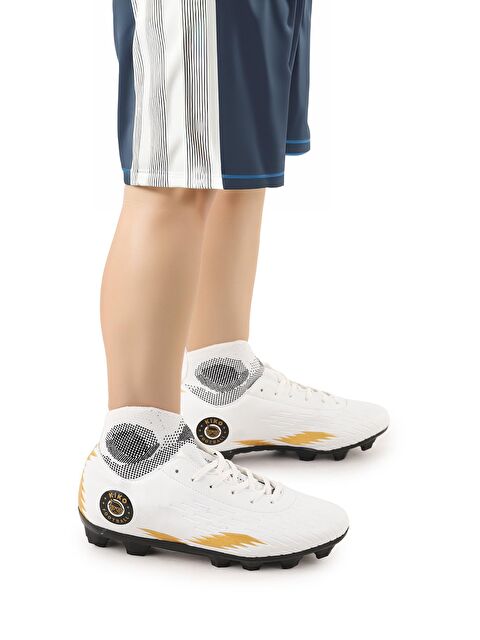 Kiko Kids Tusa FKP Boğazlı Krampon Çim Saha Erkek Çocuk Futbol Ayakkabı - S000131188-37246