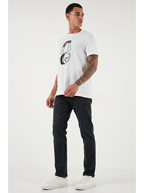 Buratti Streç Pamuklu Comfort Fit Yüksek Bel Boru Paça Jeans 4412C03TEXAS - S000497902-37488