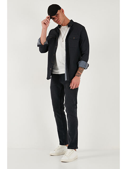 Buratti Pamuklu Regular Fit Normal Bel Boru Paça Jeans 2211C03PARMA - S000497903-37488