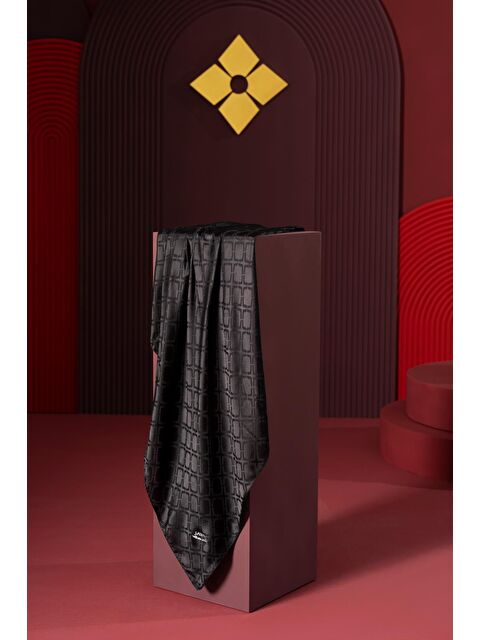 Jawel Kadın Geometrik Jakarlı Eşarp - S000507948-19351