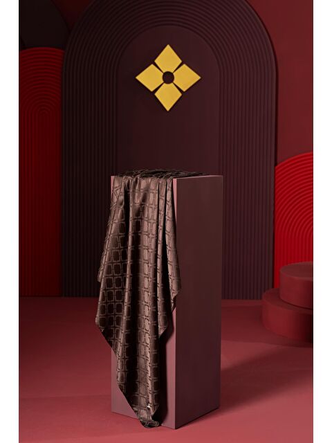 Jawel Kadın Geometrik Jakarlı Eşarp - S000507948-28102