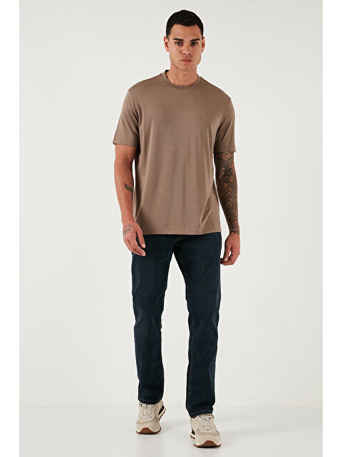 Buratti Streç Pamuklu Comfort Fit Yüksek Bel Boru Paça Jeans 4412C25TEXAS - S000497922-17234