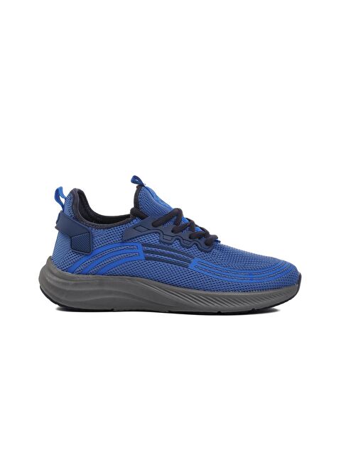 Walkway Onega İndigo-Saks Mavi Triko Erkek Sneaker - S000219059-3676