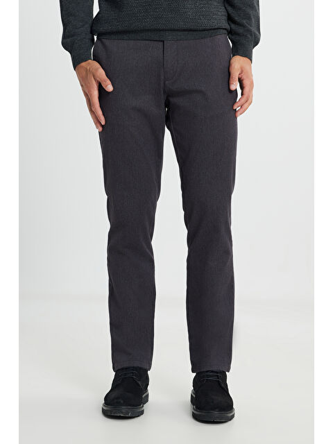 Altınyıldız Classics Erkek Kahverengi Pamuklu Comfort Fit Rahat Kesim Yan Cep Esnek Pantolon - S000402989-19413